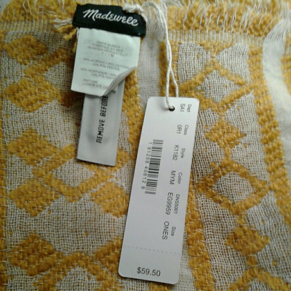 Madewell Geometric Jacquard Scarf - Picture 5 of 5